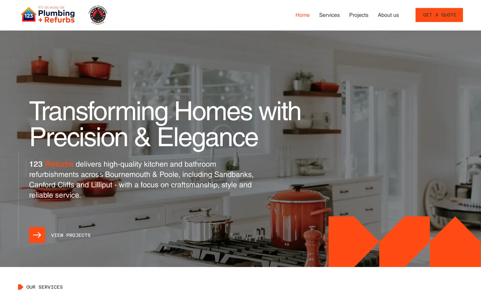 123 Refurbs website